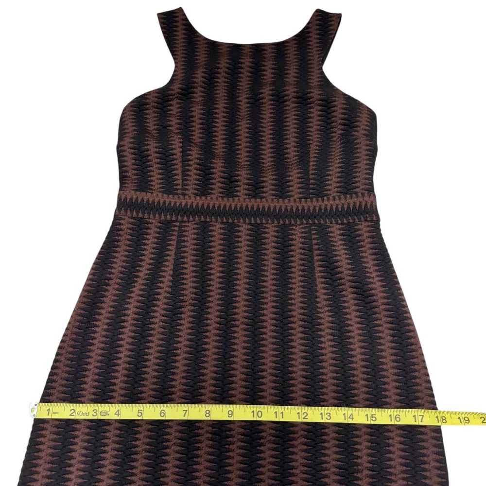 Anthropologie Maeve Meridian Sheath Midi Dress Size S Brown Knit Bodycon Preppy - Picture 13 of 14